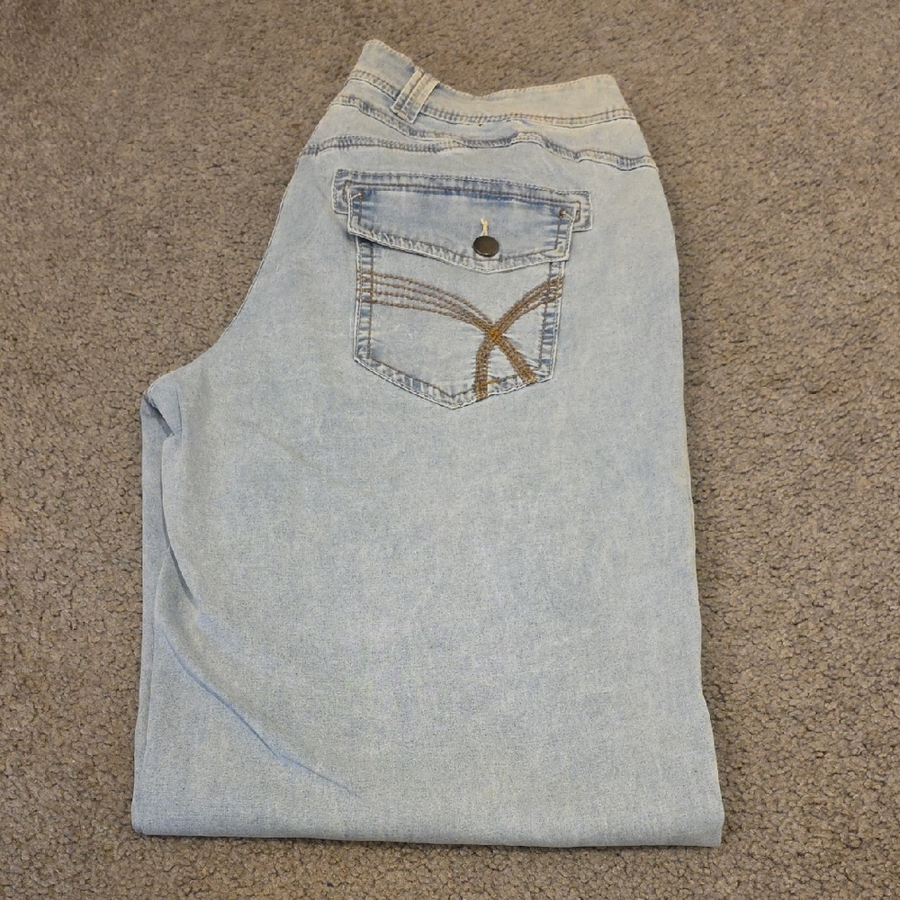 Light Blue Flare & Wide Leg Jeans